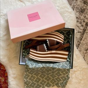 Kate Spade highrise spade wedges *W/ BOX*